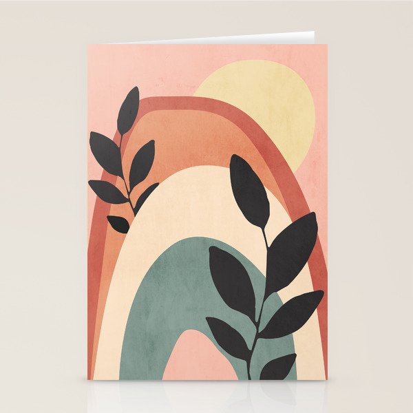 Abstract Art Rainbow 6 Stationery Card Gallery Image 2