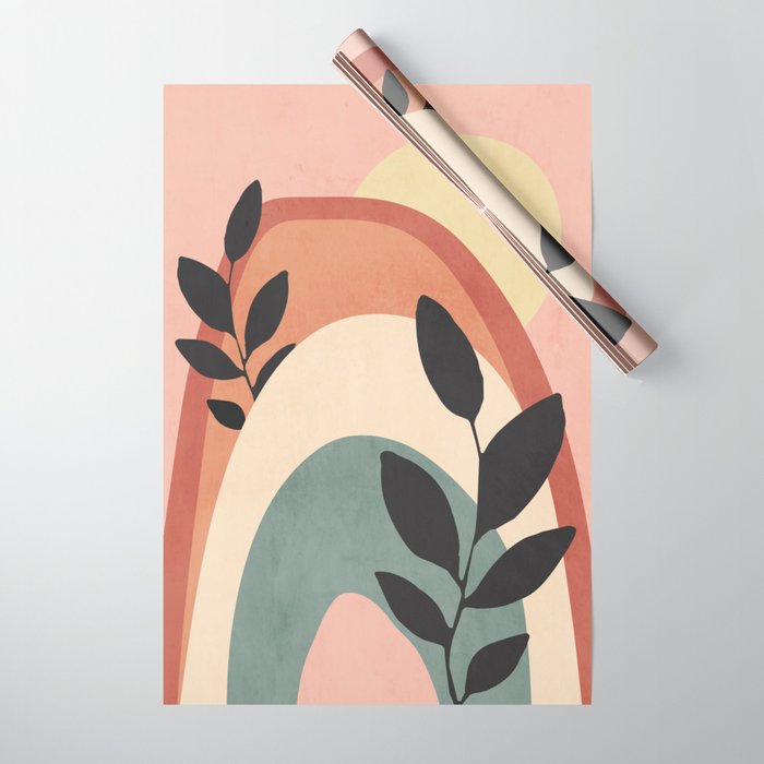 Abstract Art Rainbow 6 Wrapping Paper Gallery Image 1