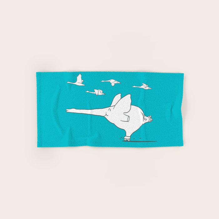 I'm like a swan Bath Towel Gallery Image 1