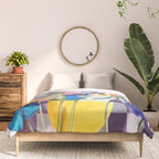 Modern artistic flowery tropical II Comforter Gallery Image 3