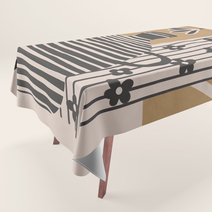 Patterned Stillness 8 Tablecloth Gallery Image 1