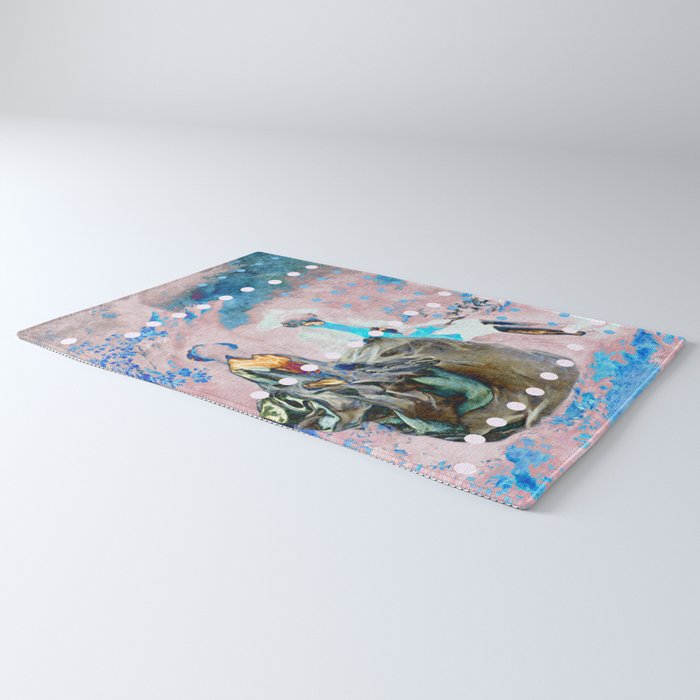 The Lovers In Pink Rug Gallery Image 3