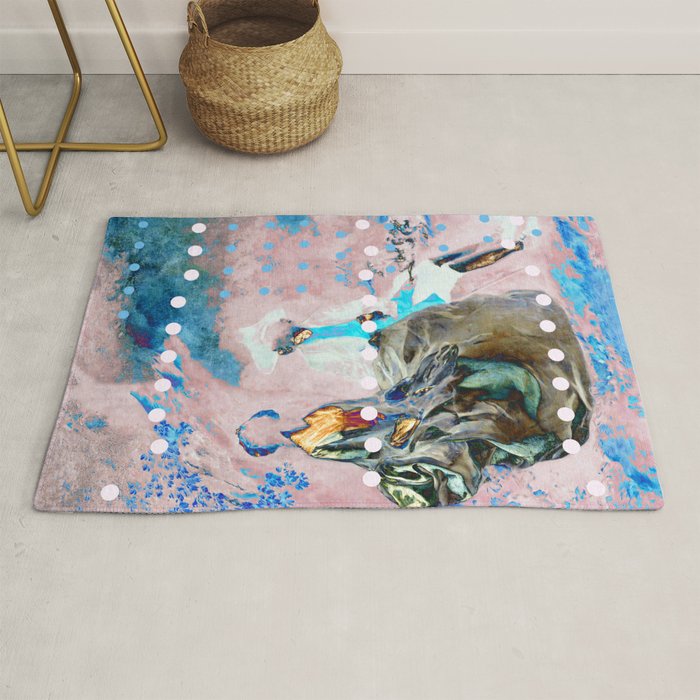 The Lovers In Pink Rug Gallery Image 1