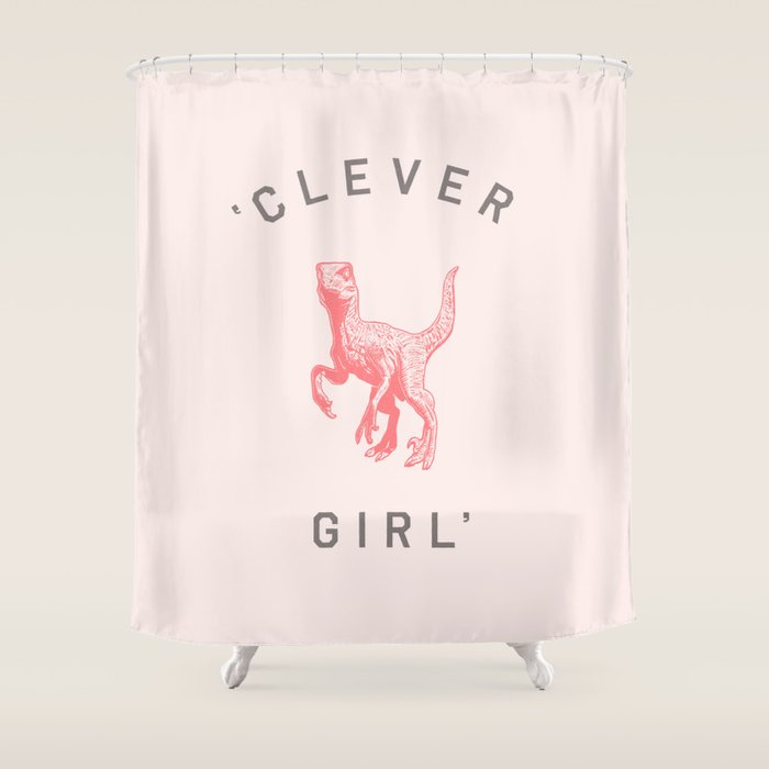 Clever Girl Shower Curtain Gallery Image 1