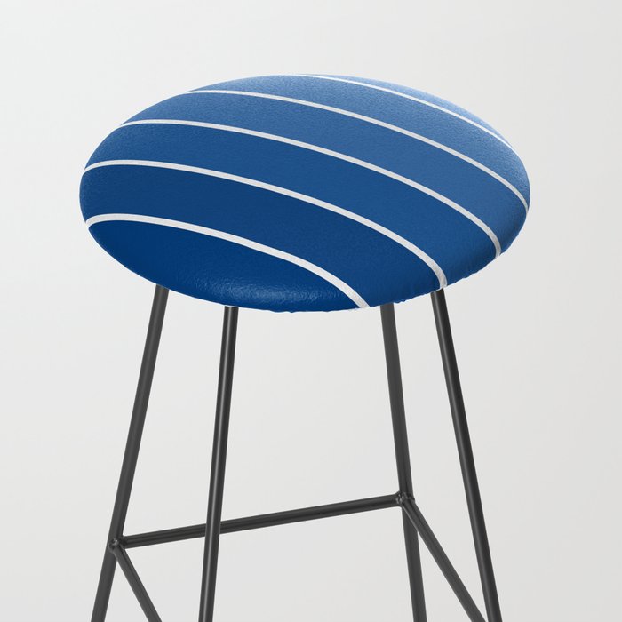 Gradient Arch VIII Bright Blue Mid Century Modern Rainbow Stool Gallery Image 2