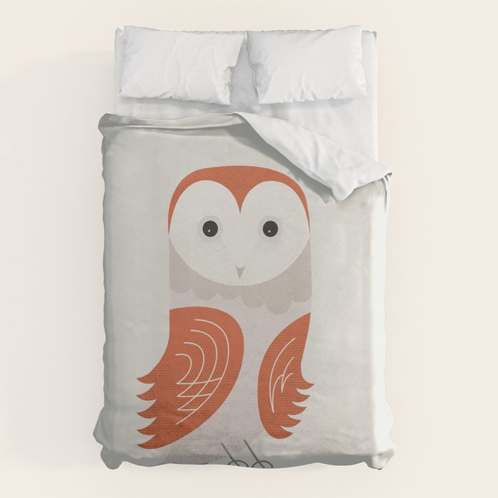 Whimsy Barn Owl Duvet Cover Gallery Image 1