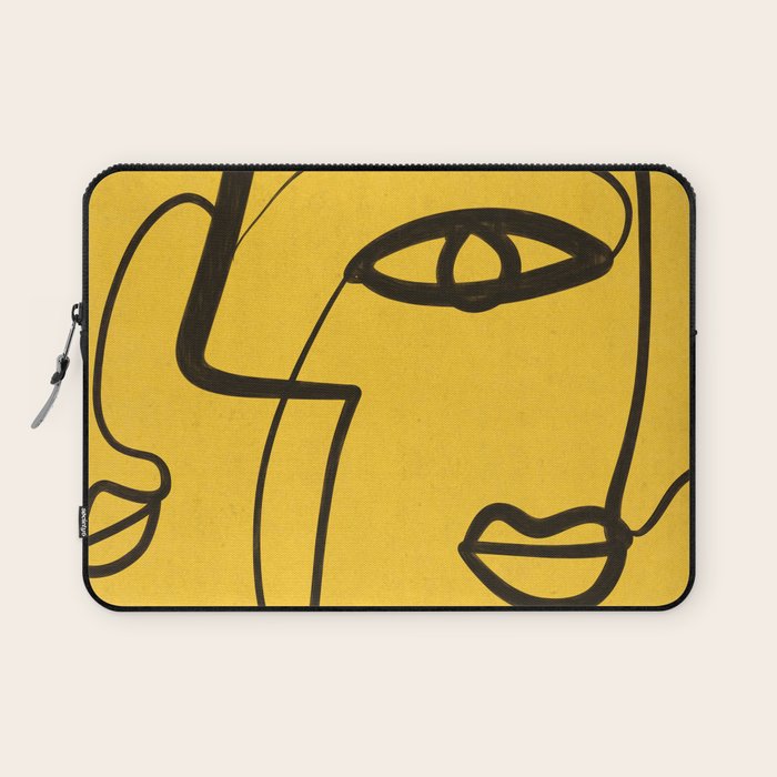 Abstract Faces 4 Laptop Sleeve Gallery Image 1