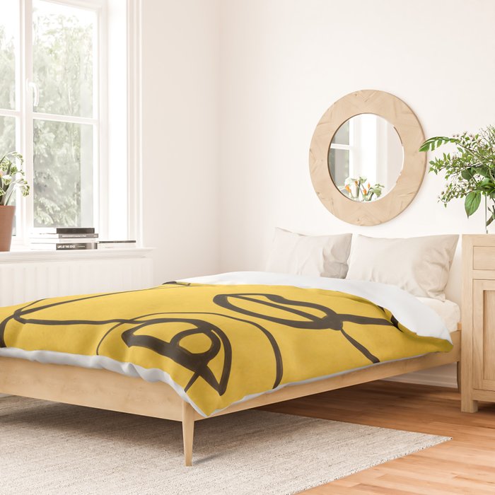 Abstract Faces 4 Duvet Cover Gallery Image 2