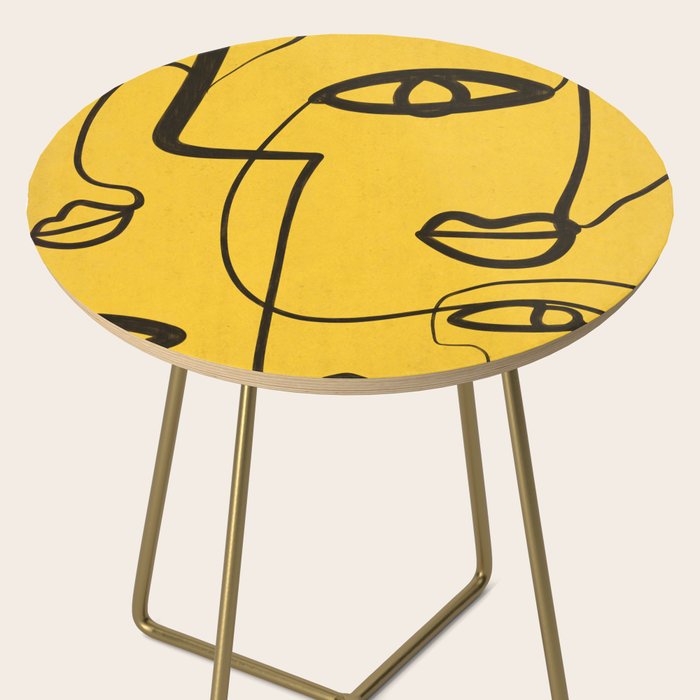 Abstract Faces 4 Side Table Gallery Image 2