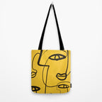 Abstract Faces 4 Tote Bag Gallery Image 2