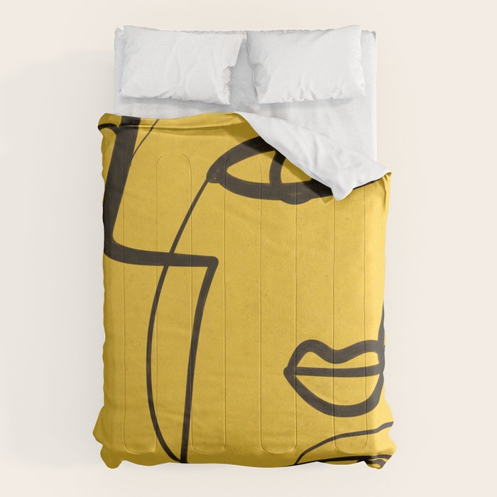 Abstract Faces 4 Comforter Gallery Image 6