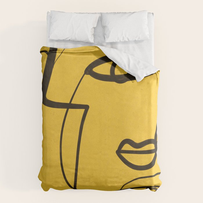 Abstract Faces 4 Duvet Cover Gallery Image 6