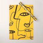 Abstract Faces 4 Wrapping Paper Gallery Image 1