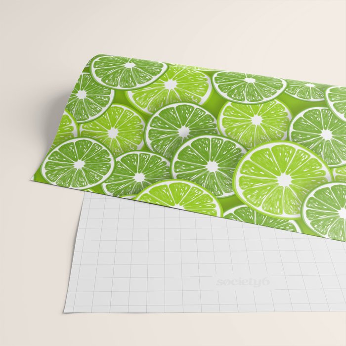 Lime pop Wrapping Paper Gallery Image 2