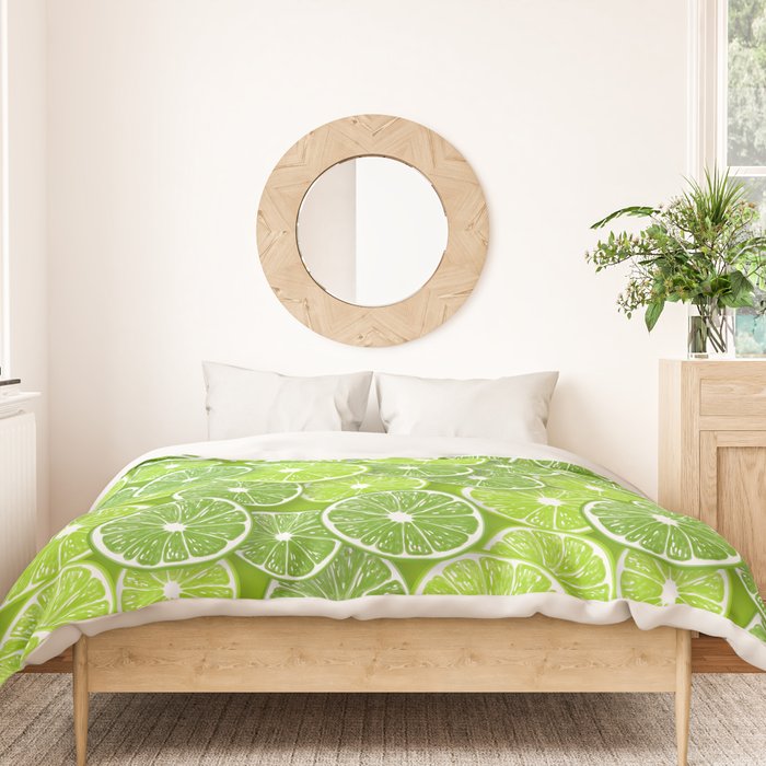 Lime pop Duvet Cover Gallery Image 3