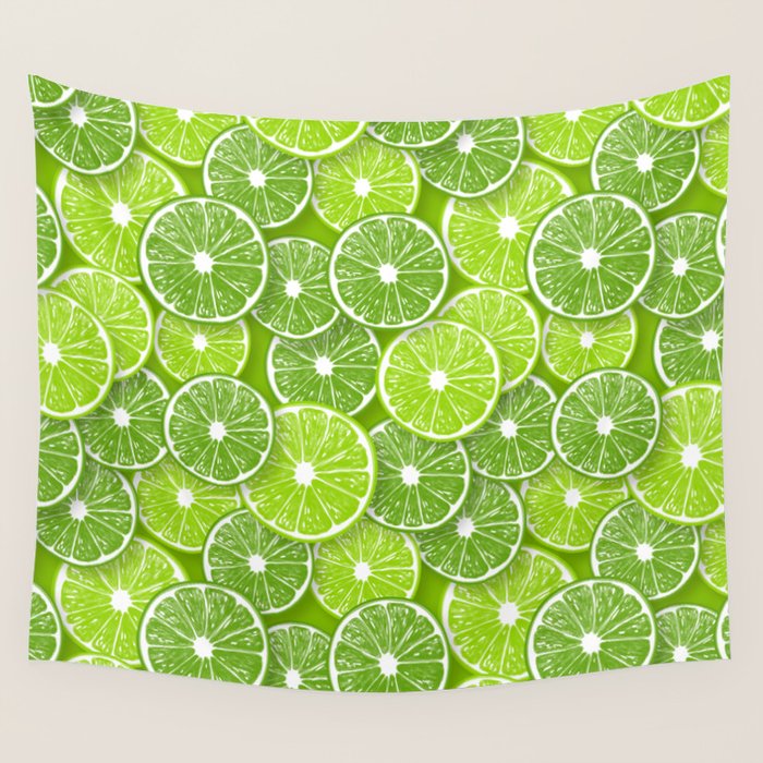 Lime pop Wall Tapestry Gallery Image 4