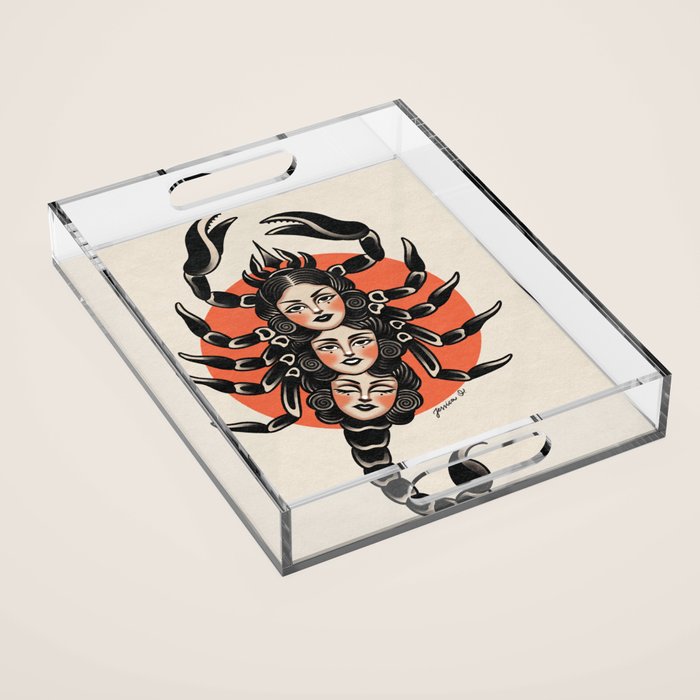 Scorpio Acrylic Tray Gallery Image 1