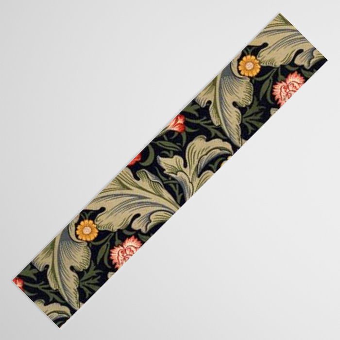 William Morris Laurel Multi-Colored Floral Textile Pattern Sunflower, Aster, Dahlia Table Runner Gallery Image 3