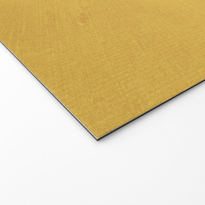 Mustard and Black Minimalist Original Art Welcome Mat Gallery Image 2