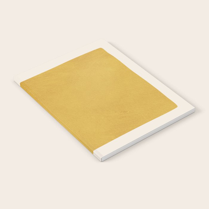 Mustard and Black Minimalist Original Art Notebook Gallery Image 1