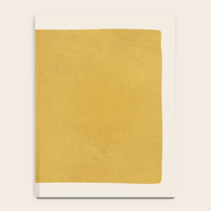 Mustard and Black Minimalist Original Art Notebook Gallery Image 4