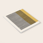 Mustard and Black Minimalist Original Art Notebook Gallery Image 3
