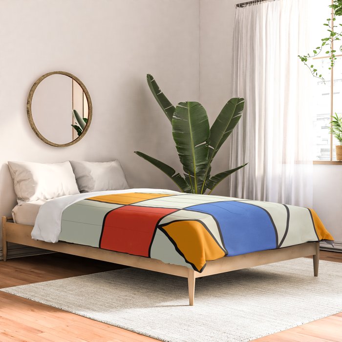 Bauhaus Blocks 02 Comforter Gallery Image 2