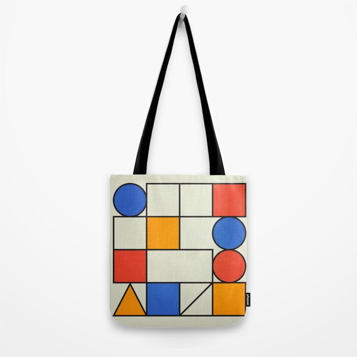 Bauhaus Blocks 02 Tote Bag Gallery Image 2