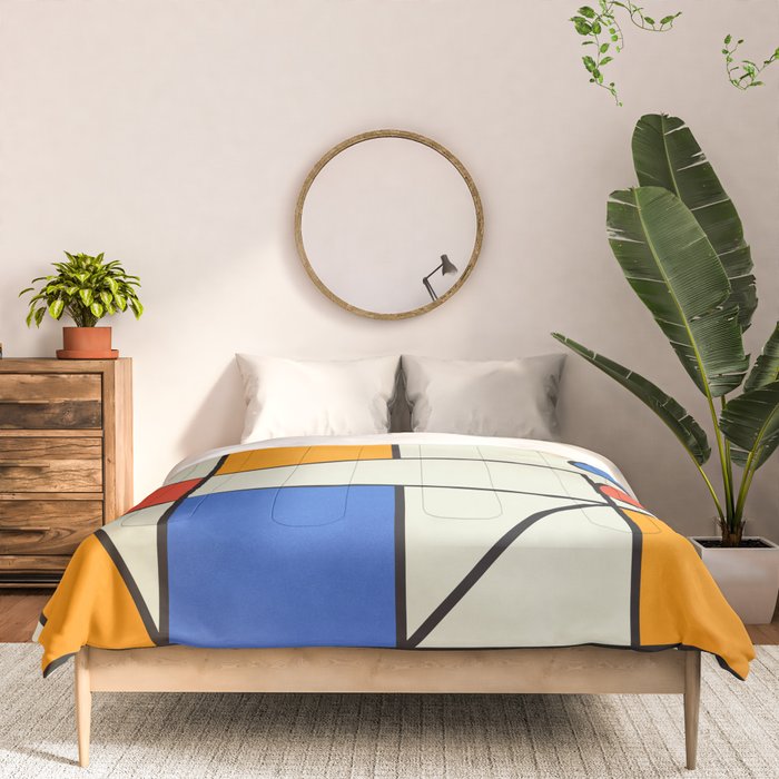 Bauhaus Blocks 02 Comforter Gallery Image 3