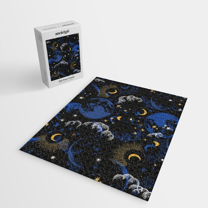 Night sky of stars abstract D Jigsaw Puzzle Gallery Image 2