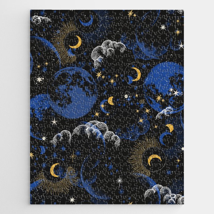 Night sky of stars abstract D Jigsaw Puzzle Gallery Image 1