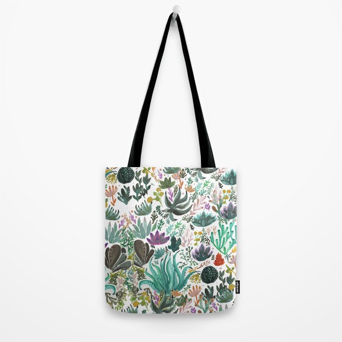 Succulent and Cacti Tote Bag Gallery Image 2