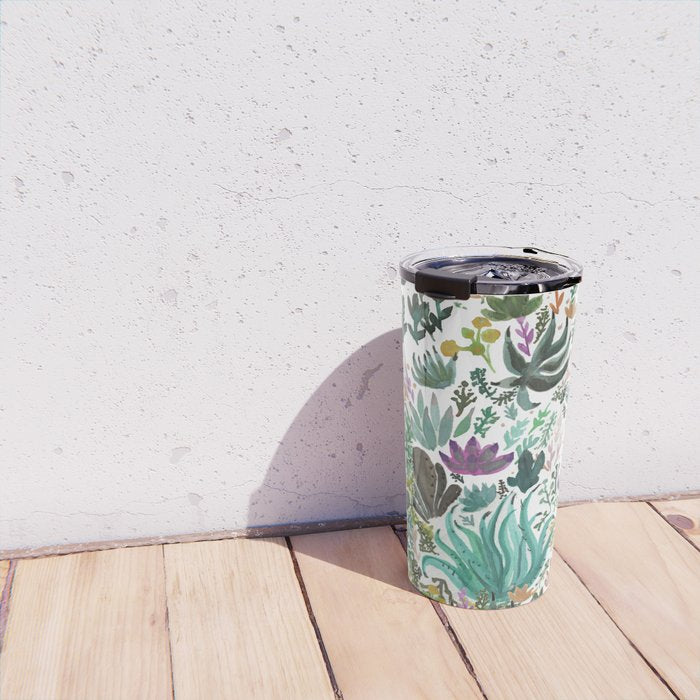 Succulent and Cacti Travel Mug Gallery Image 4