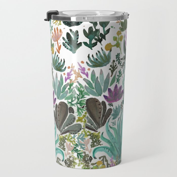 Succulent and Cacti Travel Mug Gallery Image 3