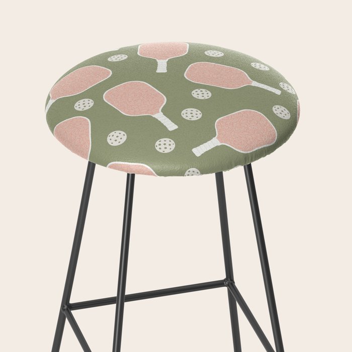 Preppy Pink Pickleball Stool Gallery Image 2