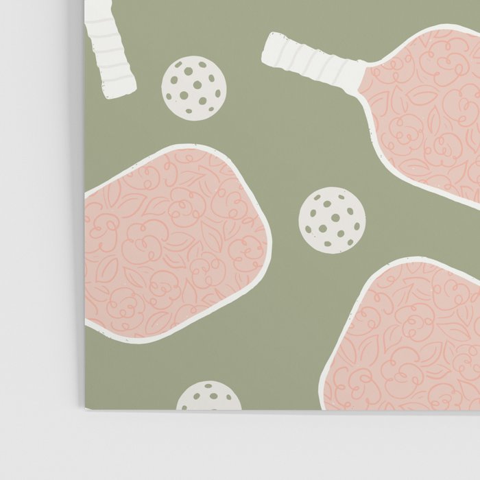 Preppy Pink Pickleball Poster Gallery Image 3