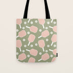 Preppy Pink Pickleball Tote Bag Gallery Image 1