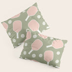 Preppy Pink Pickleball Pillow Sham Gallery Image 3