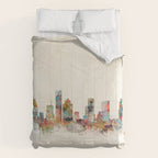 houston texas skyline Comforter Gallery Image 6