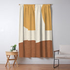 Minimalist Painting - Gold Brown Window Curtain Gallery Image 5