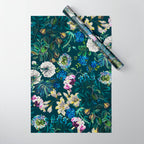 Chintzy Florals II Wrapping Paper Gallery Image 1