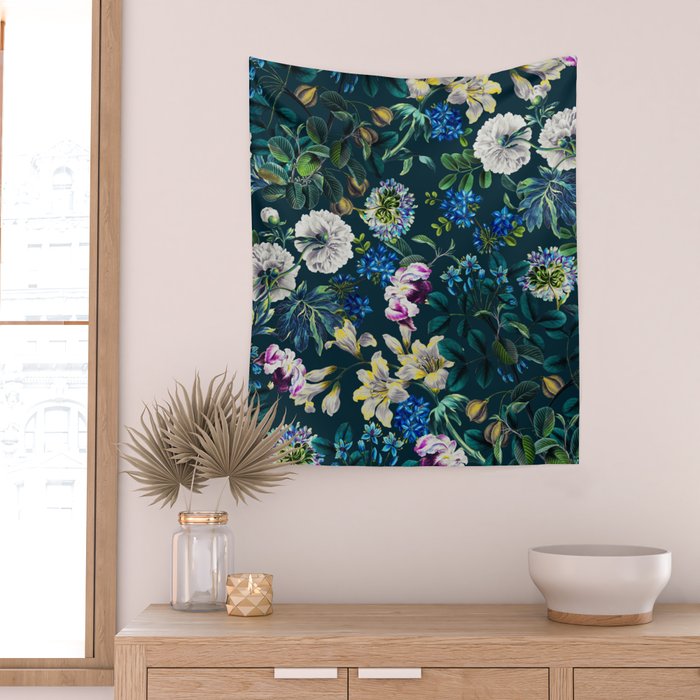 Chintzy Florals II Wall Tapestry Gallery Image 2