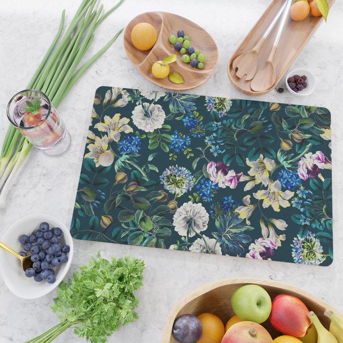 Chintzy Florals II Cutting Board Gallery Image 2