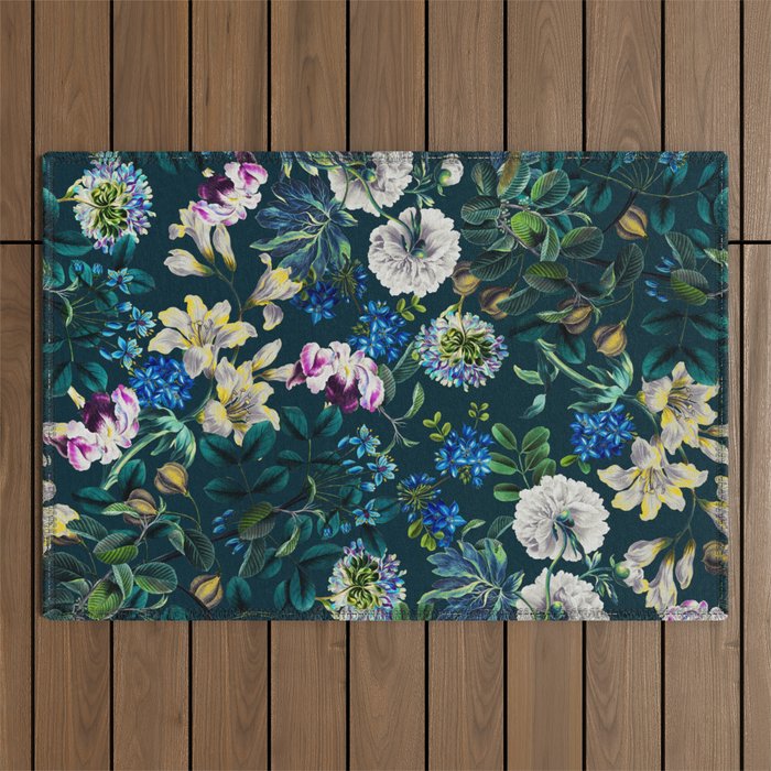Chintzy Florals II Outdoor Rug Gallery Image 1