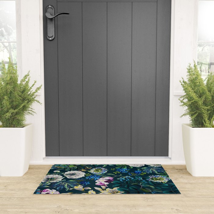 Chintzy Florals II Welcome Mat Gallery Image 3