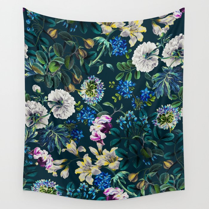Chintzy Florals II Wall Tapestry Gallery Image 4