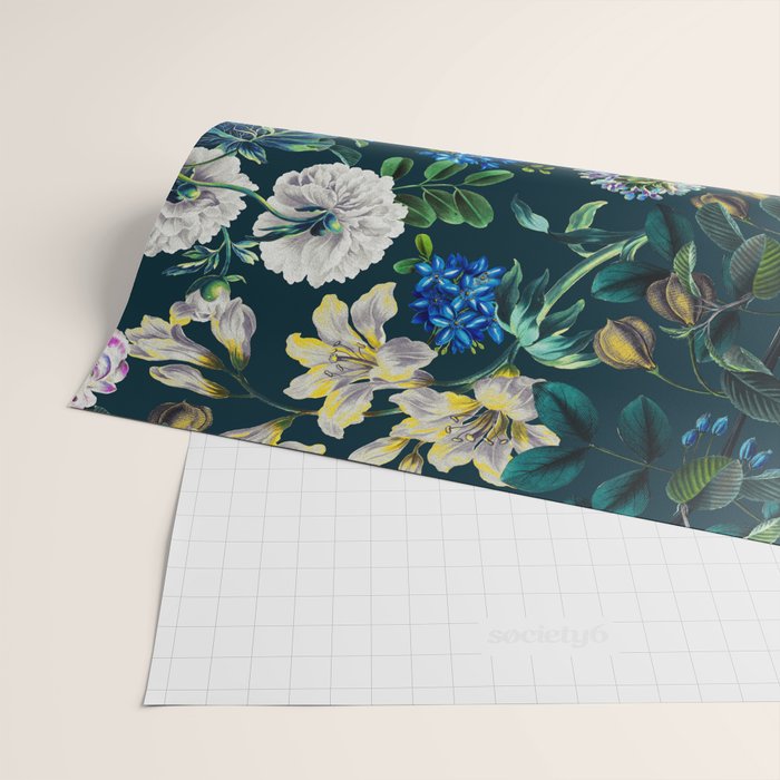 Chintzy Florals II Wrapping Paper Gallery Image 2