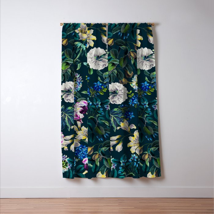 Chintzy Florals II Window Curtain Gallery Image 3