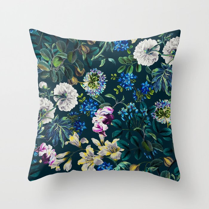 Chintzy Florals II Throw Pillow Gallery Image 6