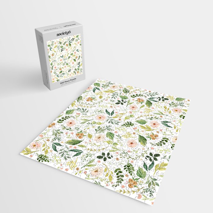 Botanical Spring Flowers Jigsaw Puzzle Gallery Image 2